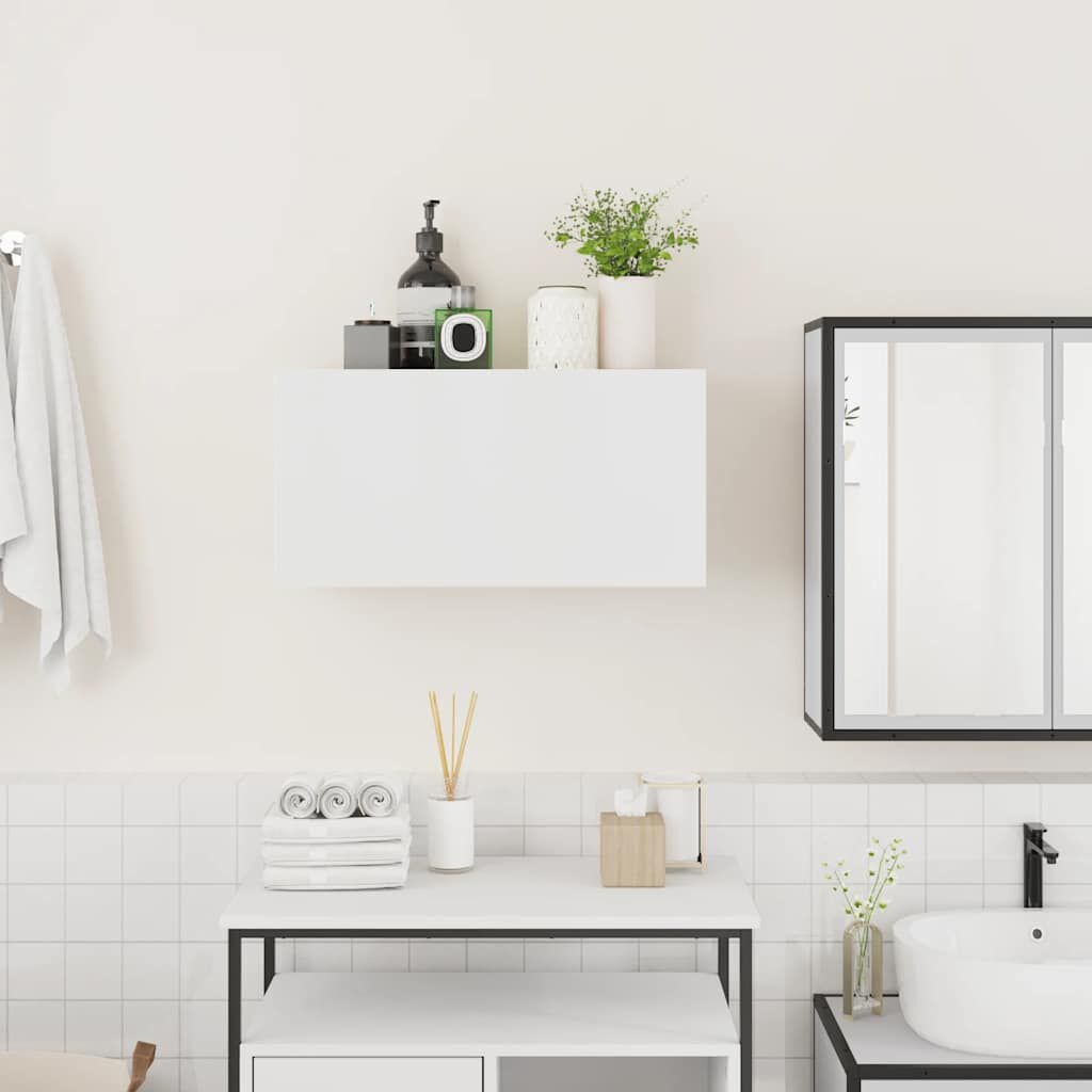VidaXL Badkamerwandkast 60x25x30 cm Wit - 34% Korting