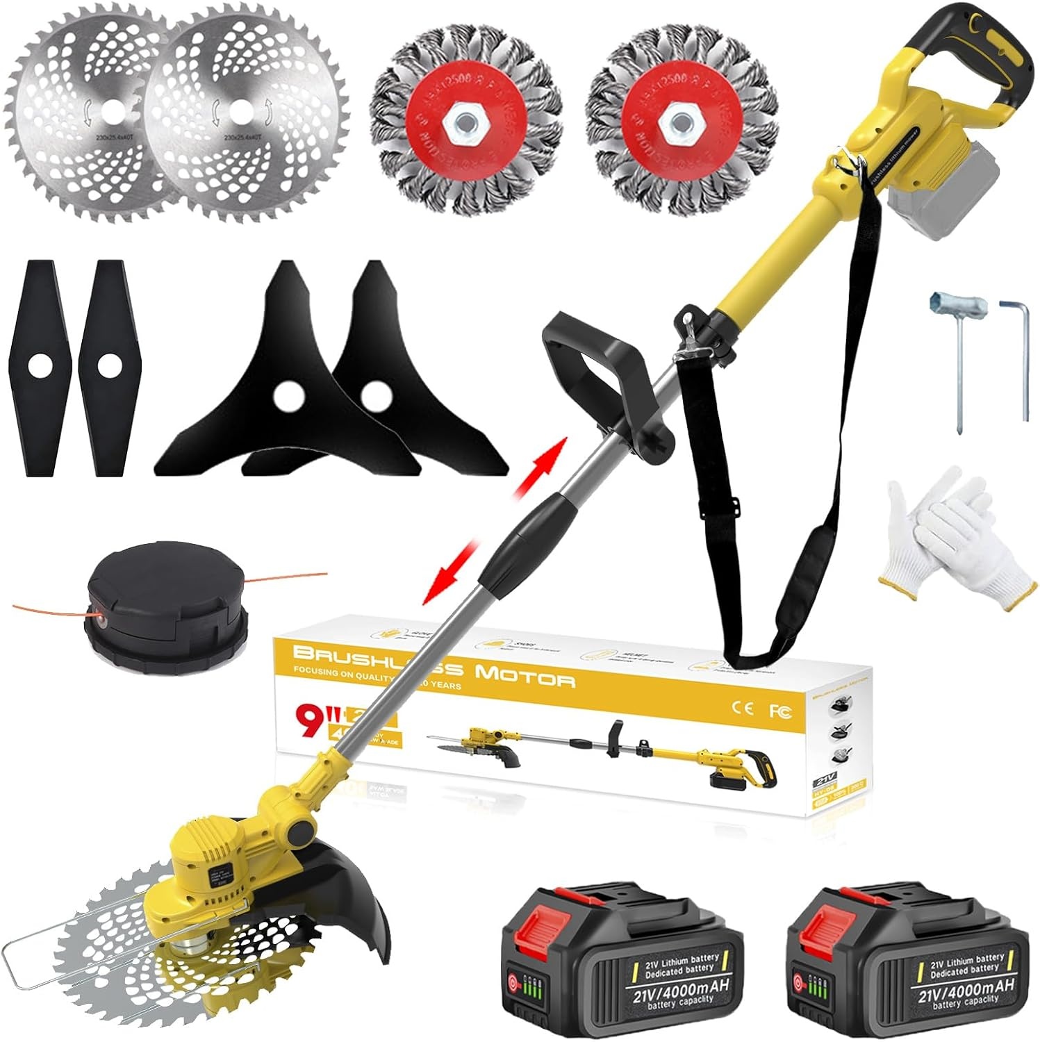 4-in-1 Grastrimmer met Makita-accu's | 59% Korting