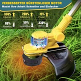 4-in-1 Grastrimmer met Makita-accu's | 59% Korting