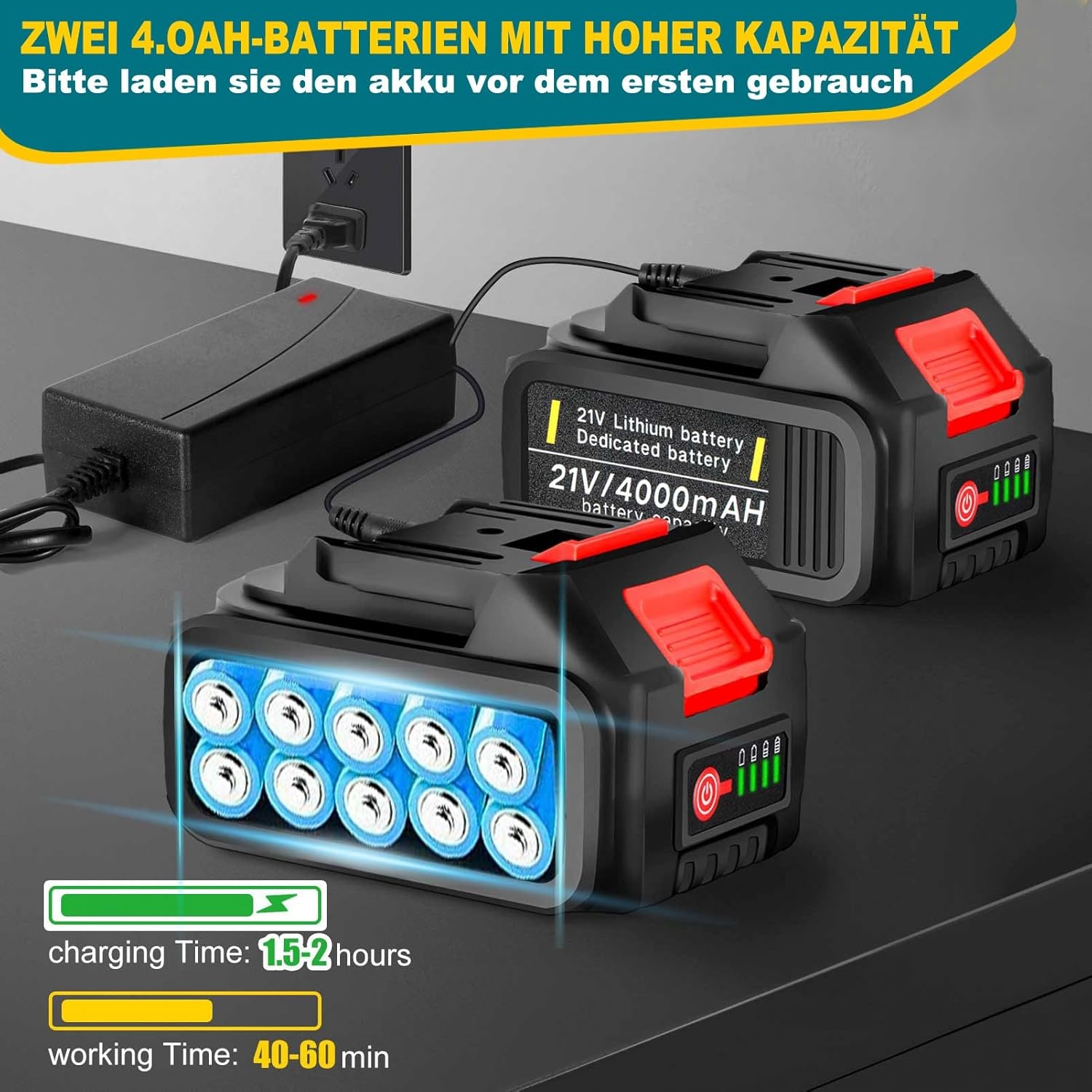 4-in-1 Grastrimmer met Makita-accu's | 59% Korting