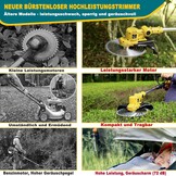 4-in-1 Grastrimmer met Makita-accu's | 59% Korting