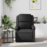 Luxe Massagestoel Echt Leer Zwart - 47% Korting
