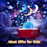 Night Light, nachtlampje sterrenhemel projector kinderen met 15 films, nachtlampje kinderen nachtlampje baby, muziekdoos baby meisjes, bluetooth bedlampje kinderlamp kinderkamer decoratie, babycadeau