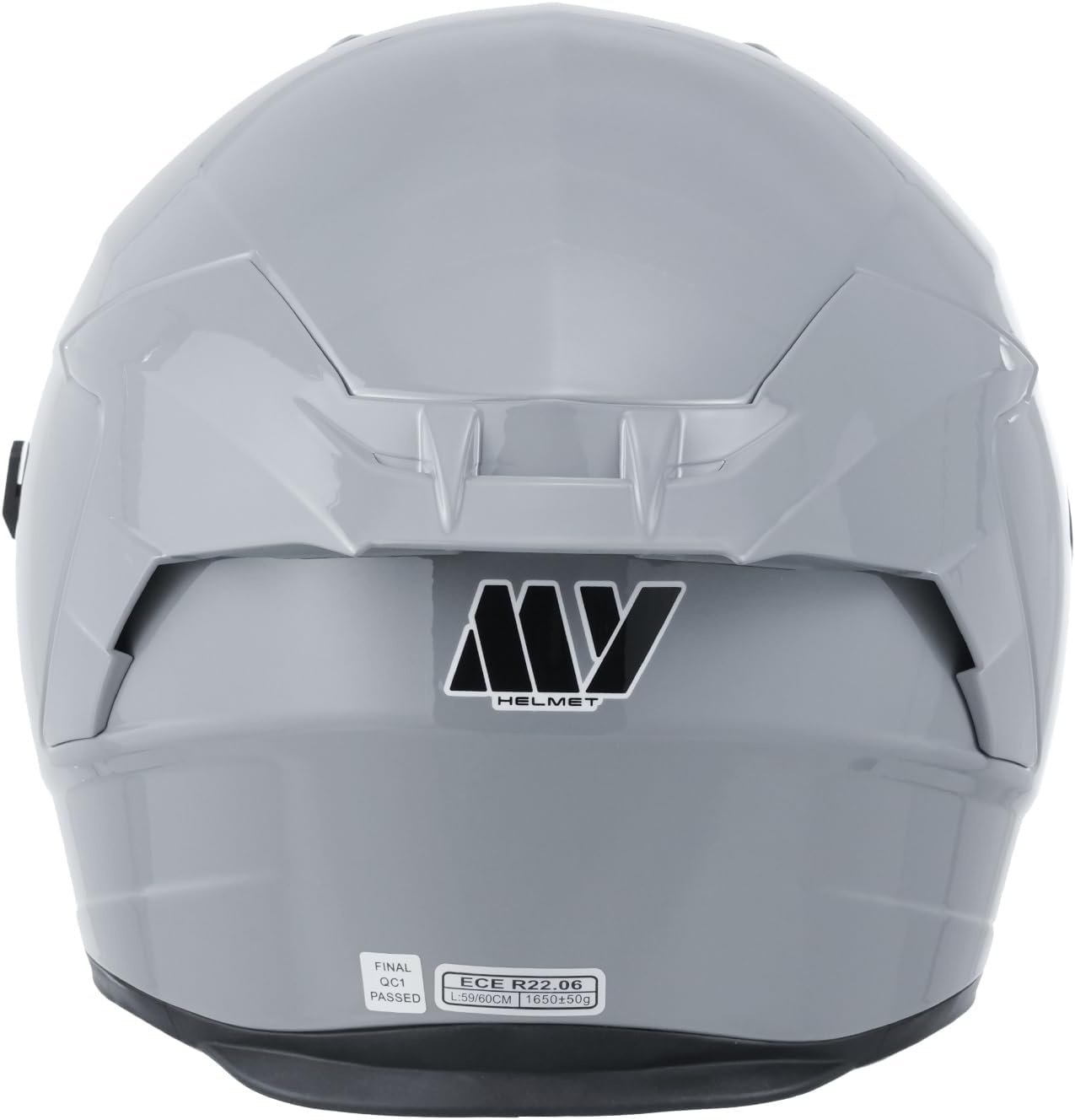MY Motor Integraalhelm 936 Goedgekeurd ECE 22.06 met Zonnevizier - Nardo Grijs, Maat M