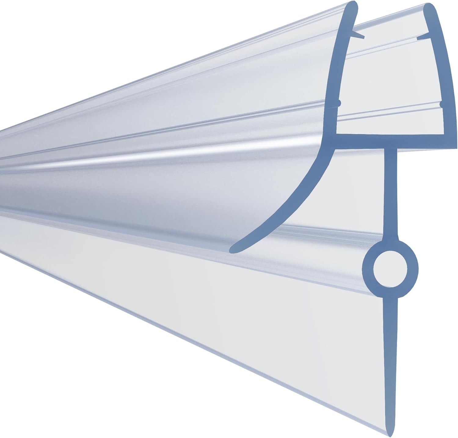 Douchedeurafdichting 87cm Transparant (6-8mm glas) - 72% korting