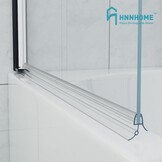 Douchedeurafdichting 87cm Transparant (6-8mm glas) - 72% korting