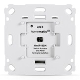 Homematic IP Smart Home-rolluikactuator voor merkschakelaars, digitale bediening voor 1-rolluiken via app, Alexa en Google Assistant, slimme aanpassing van elektrische rolluiken, 151322A0C