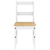 VidaXL Eetkamerstoelen 2 stuks Grenenhout Wit - 58% Korting!