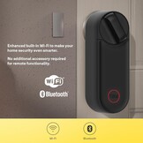 Yale Linus Smart Lock L2 Zwart - Slim Deurslot met Keyless Toegang