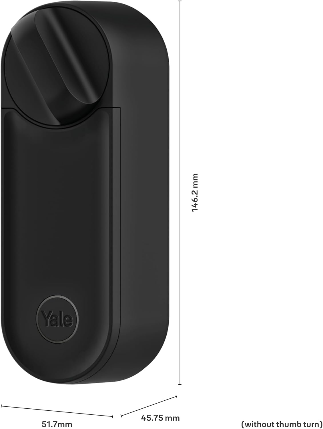 Yale Linus Smart Lock L2 Zwart - Slim Deurslot met Keyless Toegang