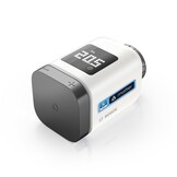 Bosch Smart Home slimme radiatorknop II [+M], slimme thermostaat, flexibel gebruik in het Bosch Smart Home-systeem of fabrikantonafhankelijk in Matter-systemen, antraciet