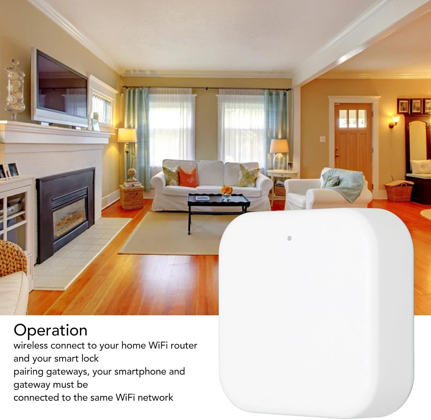 Smart WiFi Gateway voor Deurslot met App Bediening en Voice Control