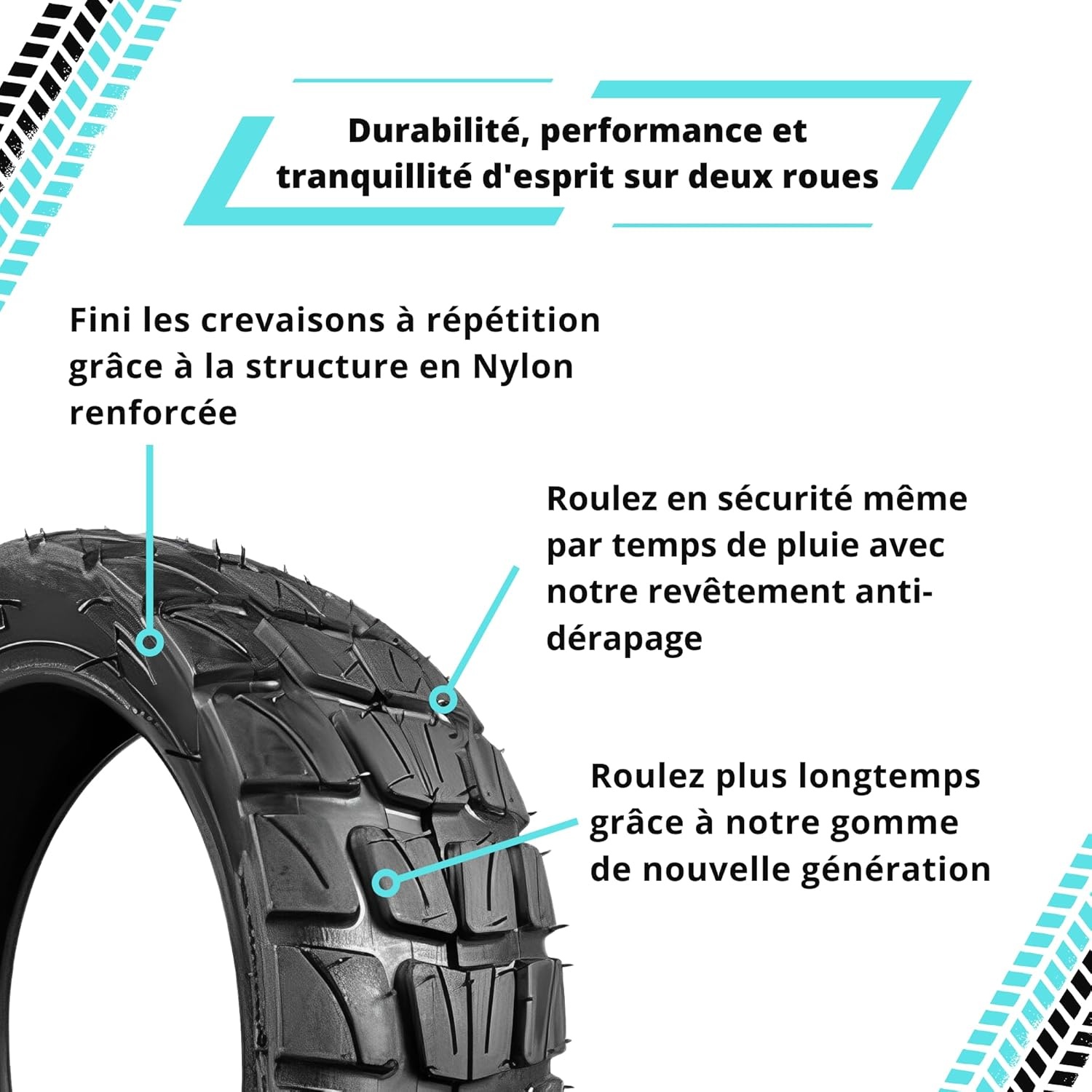 Elektrische Step Band Semi-Off Road 8,5x3 inch (75% Korting)