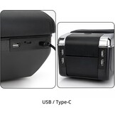 Auto-armsteun compatibel met de Fiat 500, interieur armsteun, centrale opbergdoos met USB-poort, retrofit onderdelen