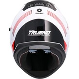 Shiro HEMETS SH-667 Faster integraalhelm wit en rood met zonnebril (L)