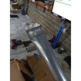 vidaXL Hondenhok met dak en deur 2x2x2 m gegalvaniseerd staal grijs