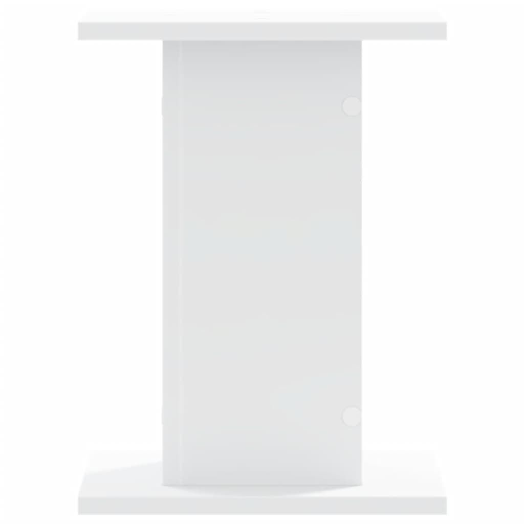 vidaXL Plantenstandaards 2 st 30x30x40 cm bewerkt hout wit