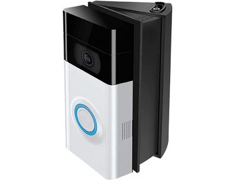 Verstelbare deurbel hoekbevestiging compatibel met videodeurbel 2e/3st/4st, vervangende hoekaanpassingsadapter, montagebeugel wig kit (30 tot 55 graden)