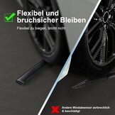 GEARMONSTER Windgeleider, zwart, compatibel met VW TOU-Ran 2004-2015, autoruiten, regenbescherming, regenbescherming, geïntegreerde deflectoren, geïntegreerde windgeleider, 4 stuks