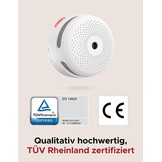 X-Sense Slimme Rookmelder XS01-WX met Foto-elektrische Sensor, Vervangbare Batterij en Wi-Fi Connectie (6 stuks)