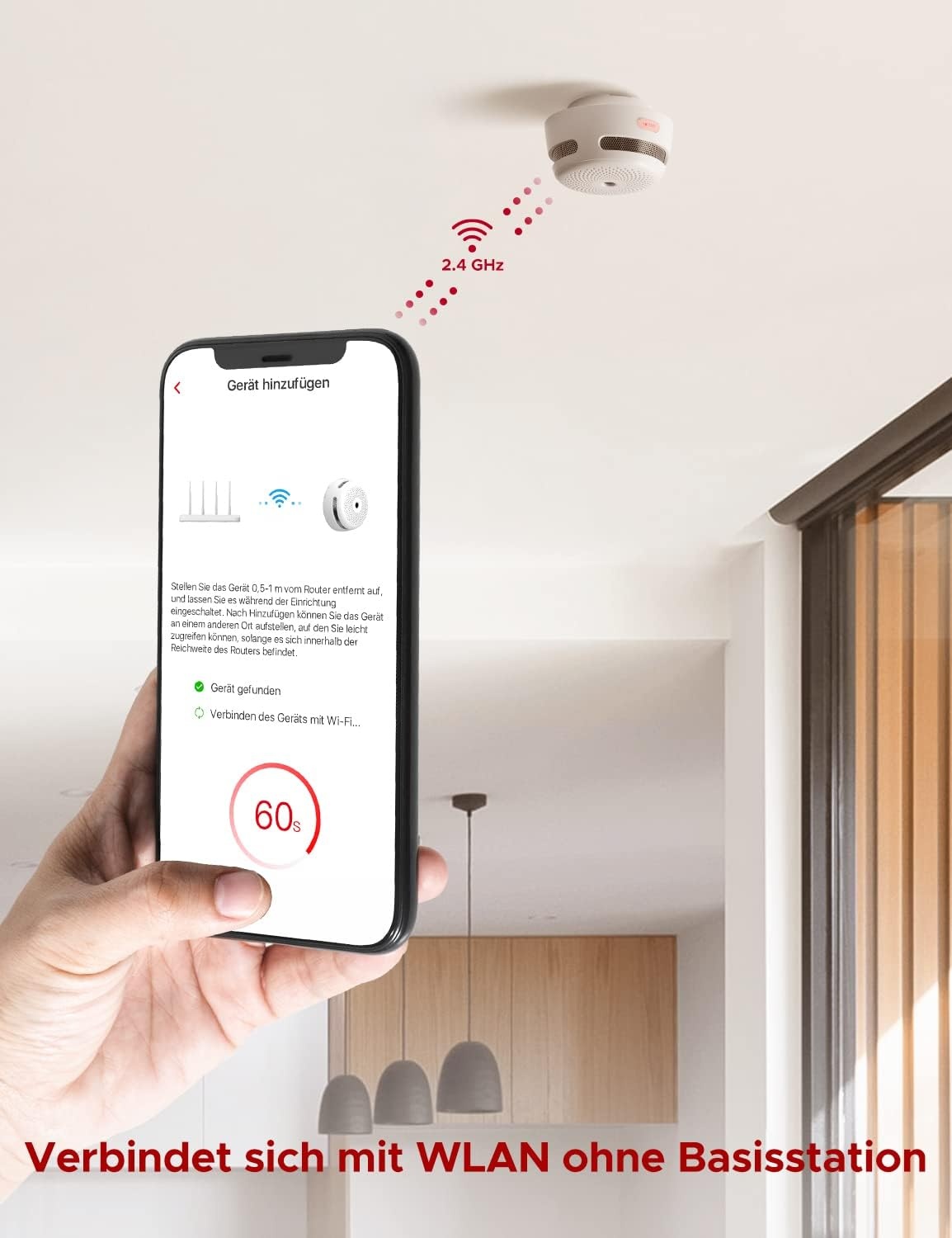 X-Sense Slimme Rookmelder XS01-WX met Foto-elektrische Sensor, Vervangbare Batterij en Wi-Fi Connectie (6 stuks)
