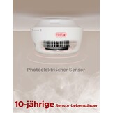 X-Sense Slimme Rookmelder XS01-WX met Foto-elektrische Sensor, Vervangbare Batterij en Wi-Fi Connectie (6 stuks)