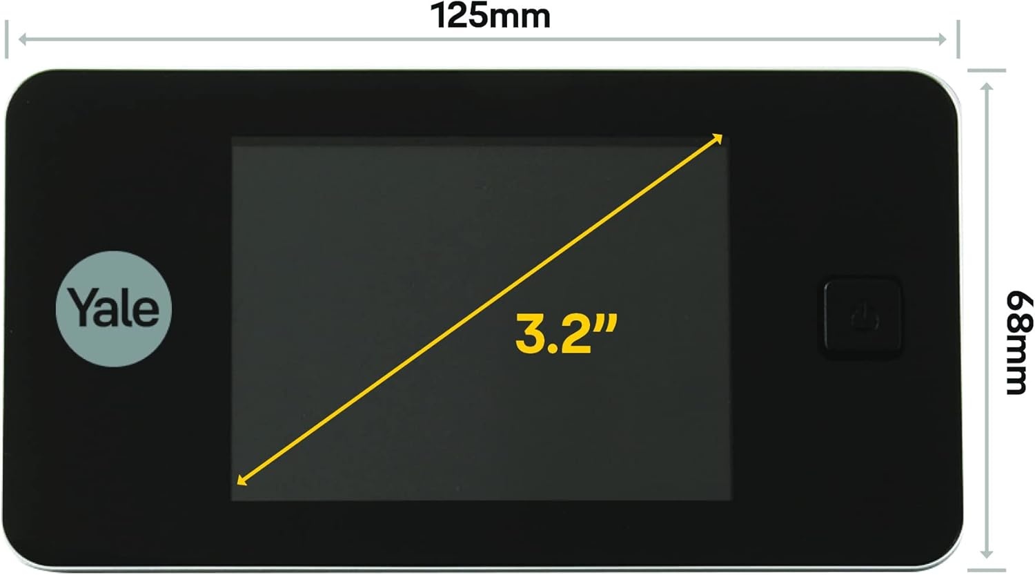 Yale Digitale Deurspion DDV 500-45-0500-1432-00-55-11 - Live Viewing - Hoogwaardige camera – zwart