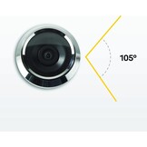 Yale Digitale Deurspion DDV 500-45-0500-1432-00-55-11 - Live Viewing - Hoogwaardige camera – zwart