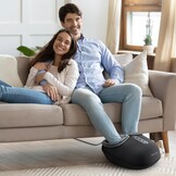 Medcursor elektrische Shiatsu-voetmassageapparaat met kalmerende warmte, diepe kneedtherapie voor voetpijn en circulatie, instellingen op meerdere niveaus en luchtcompressie
