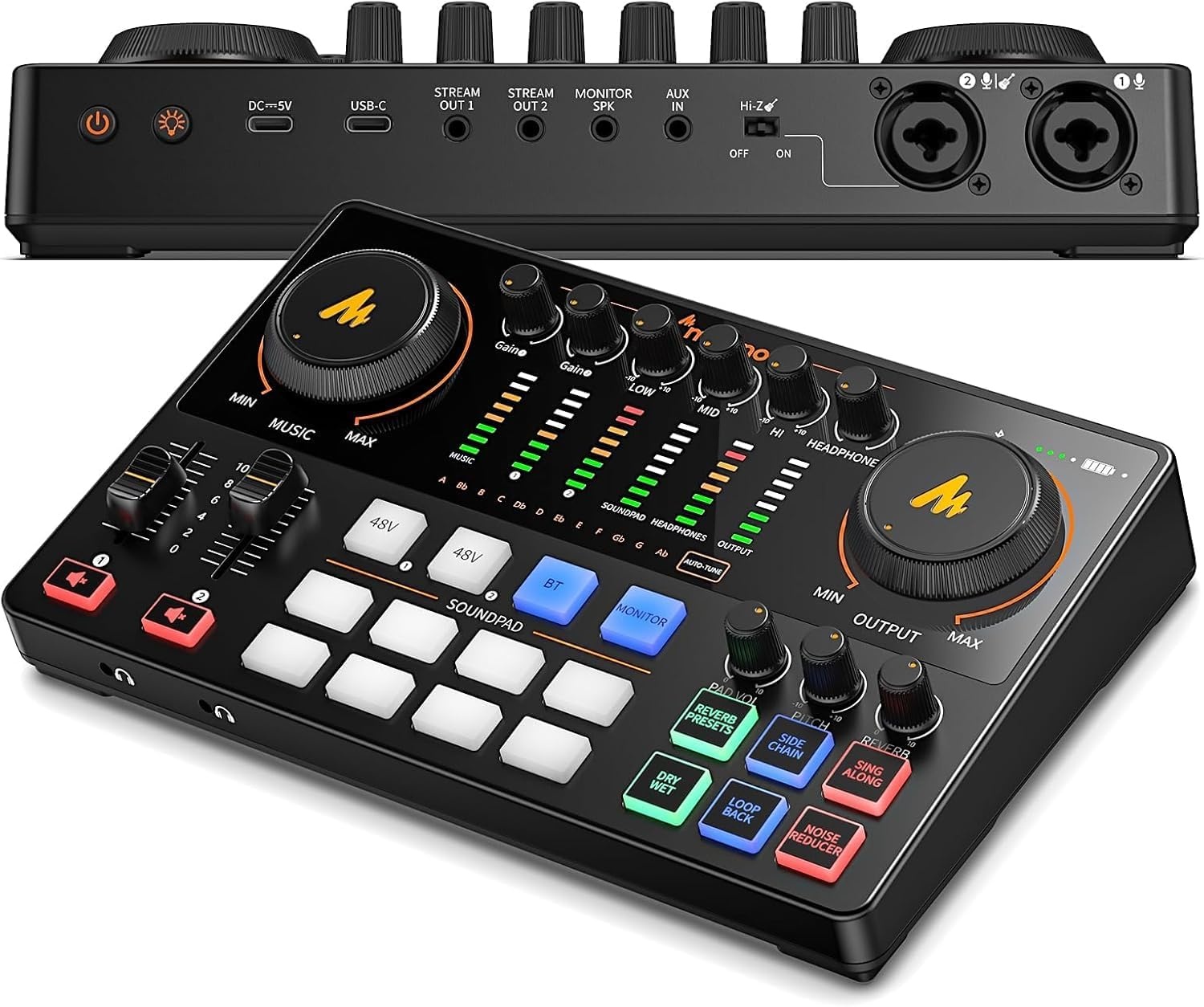 MAONO MaonoCaster E2 Gen2 Podcast Mixer met Audio Interface en Dual XLR