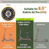 8,5 x 3 massieve banden voor Kugoo G2 Pro elektrische step, 8 1/2 x 3 volledig wiel vervanging 8,5 inch banden voor Kugoo X1 Zero 8/9 VSETT 8/9/9+, 1 stuk, blauw