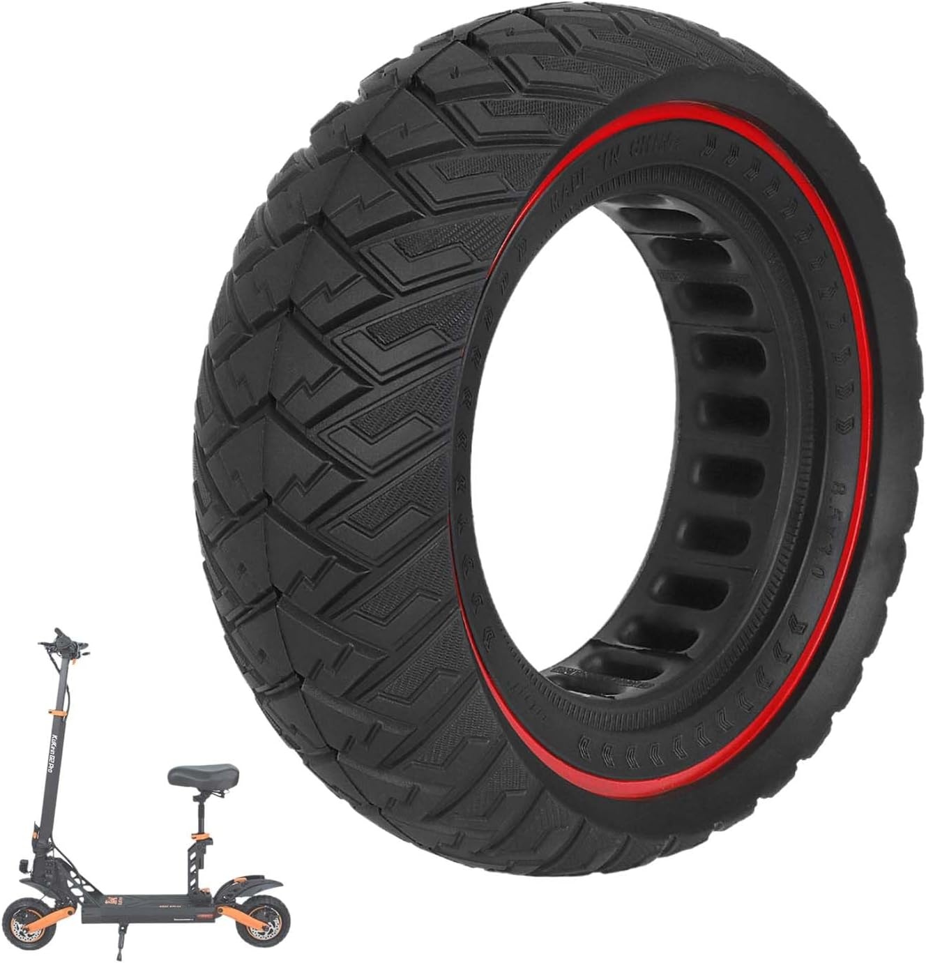 8,5 x 3 massieve banden voor Kugoo G2 Pro elektrische step, 8 1/2 x 3 volledig wiel vervanging 8,5 inch banden voor Kugoo X1 Zero 8/9 VSETT 8/9/9+, 1 stuk, blauw
