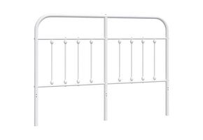 vidaXL Hoofdbord Metaal Wit 150 cm met 77% Korting