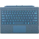 Microsoft Surface Pro 7+ / 7 / 6 / 5 / 4 / 3, 12,3 inch, Bluetooth Type Cover met trackpad, QWERTZ Duitse lay-out (kobaltblauw)