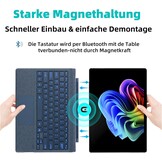 Microsoft Surface Pro 7+ / 7 / 6 / 5 / 4 / 3, 12,3 inch, Bluetooth Type Cover met trackpad, QWERTZ Duitse lay-out (kobaltblauw)