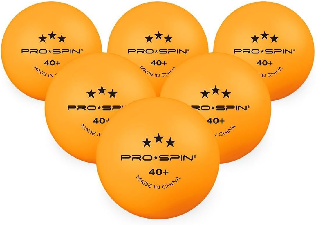 Oranje Tafeltennisballen 3-Ster 40+ ABS - 72% Korting