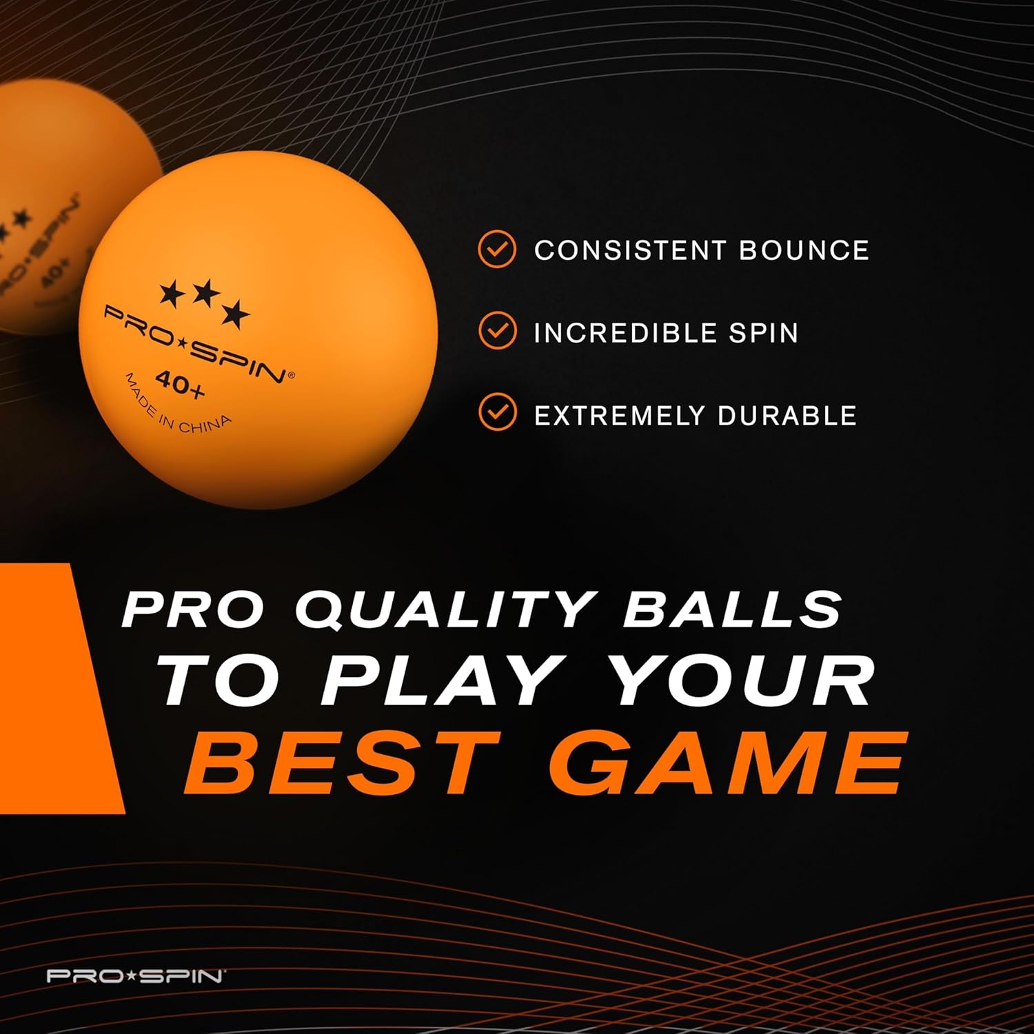 Oranje Tafeltennisballen 3-Ster 40+ ABS - 72% Korting