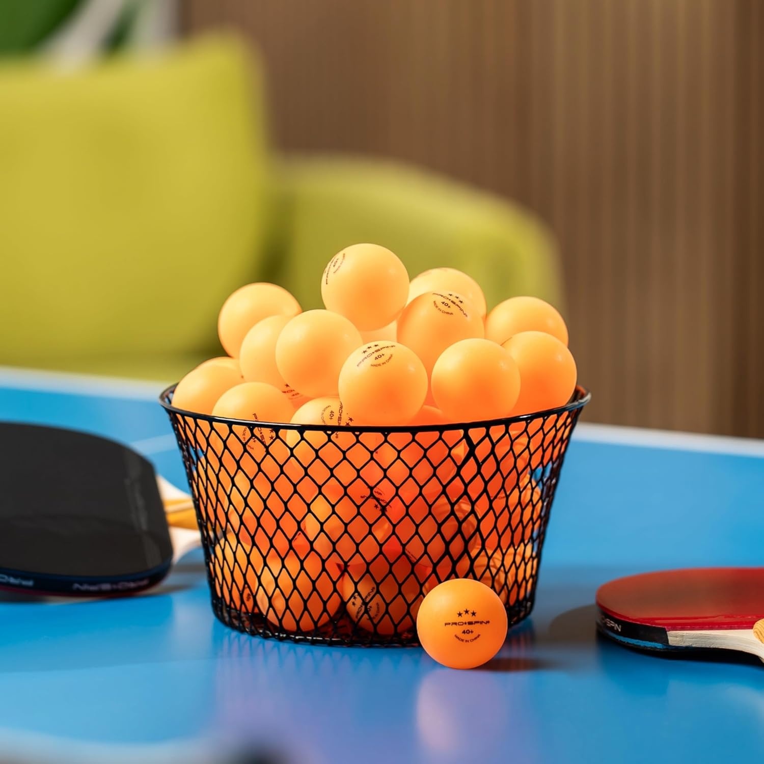 Oranje Tafeltennisballen 3-Ster 40+ ABS - 72% Korting