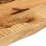 vidaXL Tafelblad met natuurlijke rand 110x20x2,5 cm massief mangohout