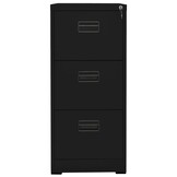 Archiefkast Staal Zwart - 46x62x102,5 cm - 54% Korting!