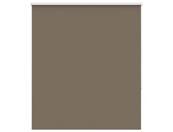 vidaXL Rolgordijn verduisterend koffie 140x150 cm stofbreedte 136,6 cm