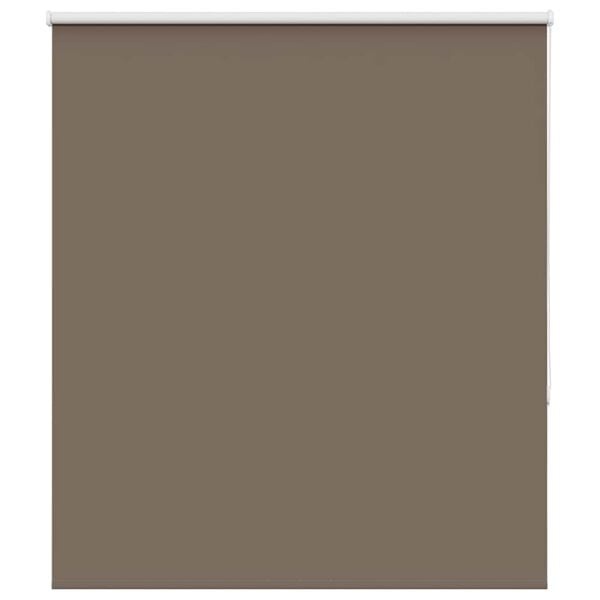 vidaXL Rolgordijn verduisterend koffie 140x150 cm stofbreedte 136,6 cm