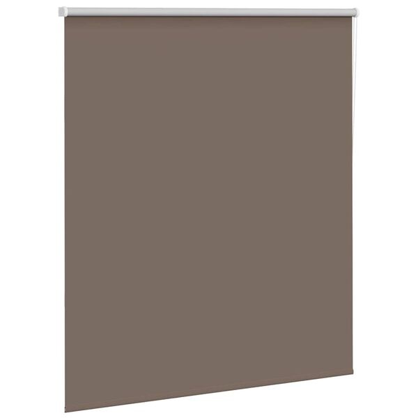 vidaXL Rolgordijn verduisterend koffie 140x150 cm stofbreedte 136,6 cm