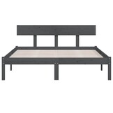 Houten Bedframe Grijs 120x190 cm - 82% Korting