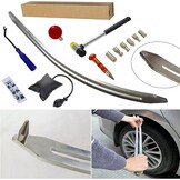 CYGOODS Set van 12 stuks, voor het verwijderen van deuken, spatborden, reparatie, schade, hefbrug, boog, breekijzer, gereedschap, haken, stangen, kit