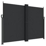 Uittrekbaar Windscherm 180x1000 cm Zwart - 59% Korting!