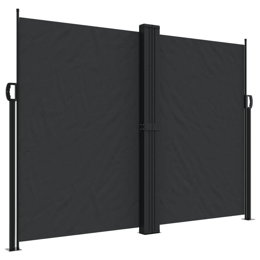 Uittrekbaar Windscherm 180x1000 cm Zwart - 59% Korting!