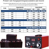 HUGOOME Beleeb C40 Batterijlader & Desulfator - 12V-72V Loodzuur & Lithium Accu's