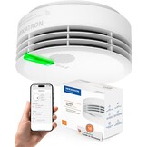 Hekatron Genius Plus X rookmelder met lithiumbatterij (10 jaar levensduur) - Wit