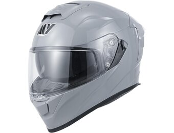 MY Motor Integraalhelm 936 Goedgekeurd ECE 22.06 met Zonnevizier - Nardo Grijs, Maat M